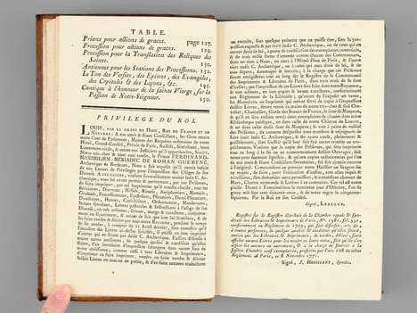 Processionnal du Diocèse de Bordeaux, Publié par l'autorité de feu Monseigneur l'Illustrissime & Révérendissime Armand Bazin de Bezons, Archevêque de ...