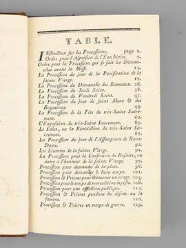 Processionnal du Diocèse de Bordeaux, Publié par l'autorité de feu Monseigneur l'Illustrissime & Révérendissime Armand Bazin de Bezons, Archevêque de ...