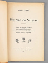 Histoire de Vayres [ Edition originale ] [Suivi de : ] Histoire de Vayres [ Edition originale ] 