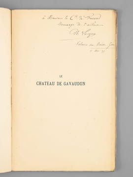 Le Château de Gavaudun en Agenais. Description et Histoire [ Edition originale - Livre dédicacé par l'auteur ]. LAUZUN, Philippe