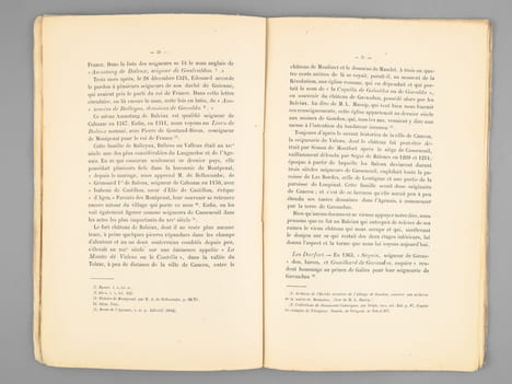 Le Château de Gavaudun en Agenais. Description et Histoire [ Edition originale - Livre dédicacé par l'auteur ]. LAUZUN, Philippe