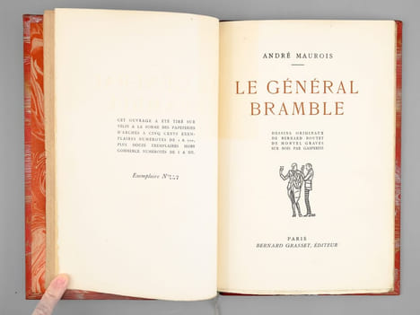 Le Général Bramble.. MAUROIS, André ; BOUTET DE MONVEL, Bernard