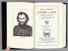 Guerre et Paix (2 Tomes - Complet). TOLSTOI, Léon ; (PASKIEVITCH, Princesse Irina Ivanovna) 