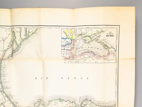 [ Carte de la Crimée pour suivre les opérations de la Guerre d'Orient ] La Crimée par le Prince Anatole Demidoff de l'Académie Impériale des Sciences ...