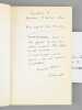 Le Prix de la Douleur [ Livre dédicacé par l'auteur, avec une L.A.S. de l'auteur ]. TOESCA, Maurice