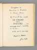Le Chant de la Nature [ Edition originale - Livre dédicacé par l'auteur ]. TOESCA, Maurice