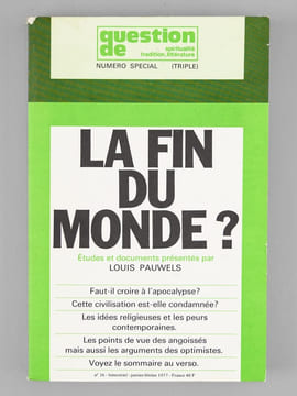 Question de spiritualité, tradition, littératures (lot de 61 numéros, du numéro 1, 4e trimestre 1973 au n° 72 de 1987) : n° 1, 2, 3, 4, 5, 6, 7, 8, 9, ...