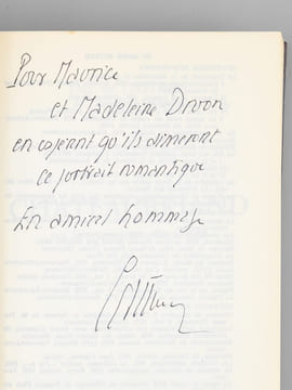 Chateaubriand ou la puissance du songe [ Livre signé par l'auteur - Envoi à Maurice Druon ]. Duc de Castries [ de La Croix de Castries, René ...