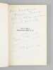 Et l'âme ? demande Brigitte [ Livre signé par l'auteur - Envoi à Maurice Druon ]. BERNARD, Jean (1907-2006)