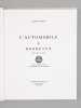 L’automobile à Bordeaux de 1890 à 1930. CHANUC, Lucien 