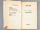 Vers l'Ouest. Souvenirs de jeunesse [ Livre dédicacé par l'auteur à Maurice Druon ]. MOHRT, Michel