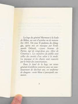 La leçon de morale dans une loge [ Livre dédicacé par l'auteur à Maurice Druon ]. MOHRT, Michel