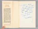 Un jeu d'enfer. Théâtre [ Livre dédicacé par l'auteur à Maurice Druon ]. MOHRT, Michel