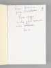 Voyage aux pays du coton. Petit précis de mondialisation [ Livre dédicacé par l'auteur à Maurice Druon ]. ORSENNA, Erik
