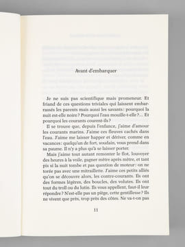 Portrait du Gulf Stream. Eloge des courants. Promenade [ Livre dédicacé par l'auteur à Maurice Druon ]. ORSENNA, Erik