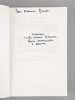 Longtemps [ Livre dédicacé par l'auteur à Maurice Druon ]. ORSENNA, Erik