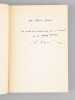 Cases d'un échiquier [ Livre dédicacé par l'auteur à Maurice Druon ]. CAILLOIS, Roger