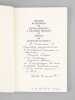 Discours de Réception de Hector Bianciotti à l'Académie Française et réponse de Jacqueline de Romilly [ Edition originale - Exemplaire numéro 1 ...