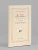 Discours de Réception de Bertrand Poirot-Delpech à l'Académie Française et réponse d'Alain Decaux [ Edition originale - Livre dédicacé par l'auteur à ...