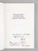 Discours de Réception de Frédéric Vitoux à l'Académie Française et réponse de Michel Déon [ Livre dédicacé par les auteurs à Maurice Druon ] Suivis de ...