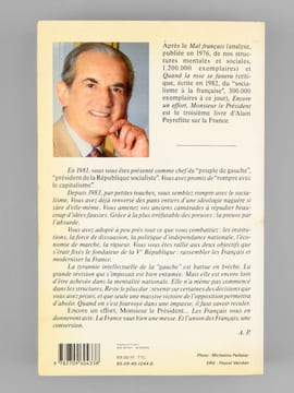 [ Lot de 2 livres dédicacés par l'auteur à Maurice Druon ] Quand la rose se fanera... Du Malentendu à l'espoir - Encore un effort, Monsieur le ...