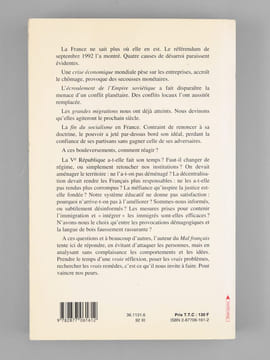 [ Lot de 3 essais dédicacés par l'auteur à Maurice Druon ] Les chevaux du Lac Ladoga - La France en désarroi. Entre les peurs et l'espoir - Du ...