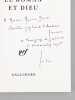 Mauriac, le Roman et Dieu [ Livre dédicacé par l'auteur à Maurice Druon ]. CABANIS, José
