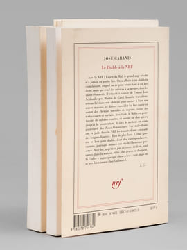 [ Lot de 3 livres dédicacés par l'auteur à Maurice Druon ] Dieu et la NRF 1909-1949 - Le diable et la NRF 1911-1951 - Autour de Dieu et le diable à la ...