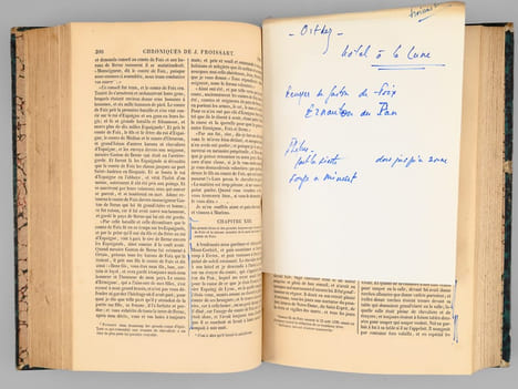 Les Chroniques de Sire Jean Froissart (3 Tomes - Complet) [ Exemplaire de travail annoté par Maurice Druon pour la rédaction des "Rois Maudits" ] Qui ...