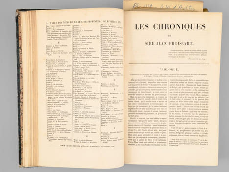 Les Chroniques de Sire Jean Froissart (3 Tomes - Complet) [ Exemplaire de travail annoté par Maurice Druon pour la rédaction des "Rois Maudits" ] Qui ...