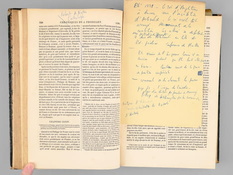 Les Chroniques de Sire Jean Froissart (3 Tomes - Complet) [ Exemplaire de travail annoté par Maurice Druon pour la rédaction des "Rois Maudits" ] Qui ...