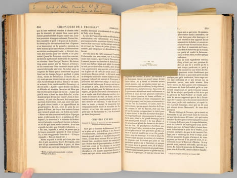 Les Chroniques de Sire Jean Froissart (3 Tomes - Complet) [ Exemplaire de travail annoté par Maurice Druon pour la rédaction des "Rois Maudits" ] Qui ...
