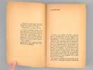 Portrait de l'Aventurier. T.E. Lawrence - Malraux - Von Salomon [ Livre dédicacé par l'auteur à Maurice Druon ]. STEPHANE, Roger