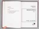 Mémoires (5 Tomes - Complet) [ Livre dédicacé par l'auteur à Maurice Druon ] Tome I : Prime jeunesse ; II : Présence palestinienne et accord du Caire ...