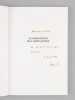 Le Marketing de l'Apocalypse [ Livre dédicacé par l'auteur à Maurice Druon ]. DAUZIER, Pierre
