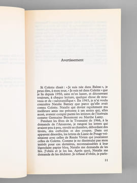 Colette l'éternelle apprentie [ Livre dédicacé par l'auteur à Maurice Druon ]. CHALON, Jean