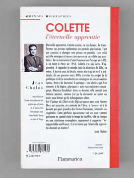 Colette l'éternelle apprentie [ Livre dédicacé par l'auteur à Maurice Druon ]. CHALON, Jean
