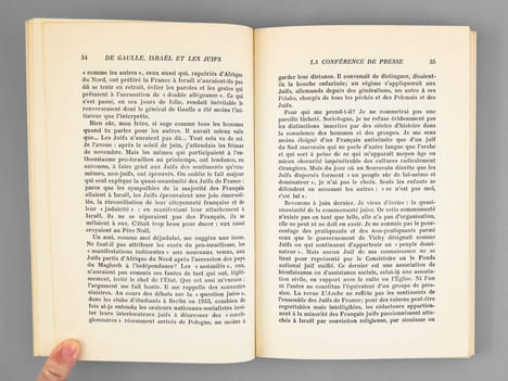 De Gaulle, Israël et les Juifs [ Livre dédicacé par l'auteur à Maurice Druon ]. ARON, Raymond