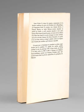 De Gaulle, Israël et les Juifs [ Livre dédicacé par l'auteur à Maurice Druon ]. ARON, Raymond