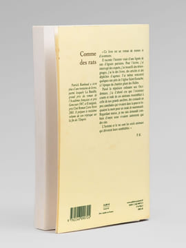 Comme des Rats. Roman [ Livre dédicacé par l'auteur à Maurice Druon ]. RAMBAUD, Patrick