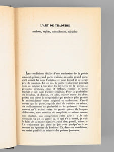 La Poésie russe. Edition bilingue [ Livre dédicacé par Elsa Triolet à Maurice Druon ] 