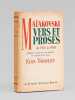 Maïakovski. Vers et Proses [ Livre dédicacé par Elsa Triolet à Maurice Druon ] . MAIAKOVSKI ; TRIOLET, Elsa 