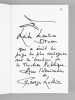 Le massacre de la sensibilité. [ Livre dédicacé par l'auteur à Maurice Druon ]. MATHIEU, Georges