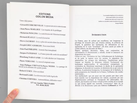 Le massacre de la sensibilité. [ Livre dédicacé par l'auteur à Maurice Druon ]. MATHIEU, Georges