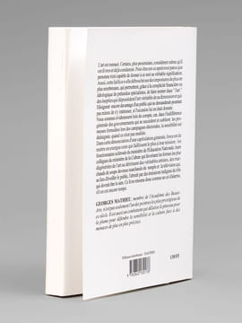 Le massacre de la sensibilité. [ Livre dédicacé par l'auteur à Maurice Druon ]. MATHIEU, Georges