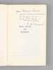 Lettre ouverte aux Européens [ Livre dédicacé par l'auteur à Maurice Druon ]. ROUGEMONT, Denis de