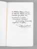 Le Vice et la Vertu. Les corruptibles de Mazarin &agrave; nos jours. [ Livre sign&eacute; par l'auteur - Envoi &agrave; Maurice Druon ]. LOMBARD, Paul (1927-2017)