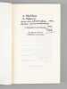 Enqu&ecirc;te d'auteurs. La libert&eacute; d'&eacute;crire, d'Hom&egrave;re &agrave; nos jours [ Livre sign&eacute; par l'auteur - Envoi &agrave; Maurice Druon ]. LOMBARD, Paul (1927-2017)
