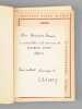 Sur ce Rivage... R&eacute;cit [ Avec une carte d'envoi autographe sign&eacute;e par l'auteur &agrave; Maurice Druon ]. VERCORS ; [ BRULLER, Jean ]
