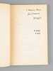 Le pi&egrave;ge &agrave; Loup. R&eacute;cit [ Livre d&eacute;dicac&eacute; par l'auteur &agrave; Maurice Druon ]. VERCORS ; [ BRULLER, Jean ]